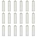 Lontenrea 18 Pcs Transparent AAA to AA Battery Converter Adapter Case AAA Battery Case (18 Pcs AAA Battery Case)