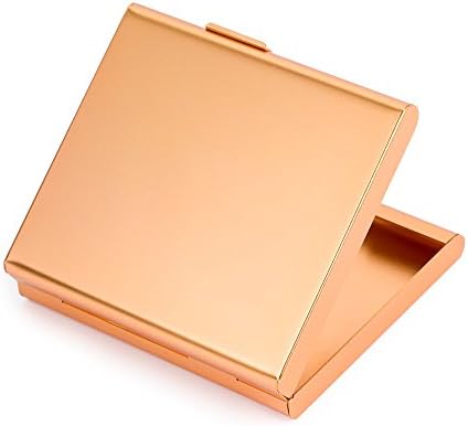 Aluminum Metal Cigarette Case Card Case Holder for 20 Cigarettes (Black)
