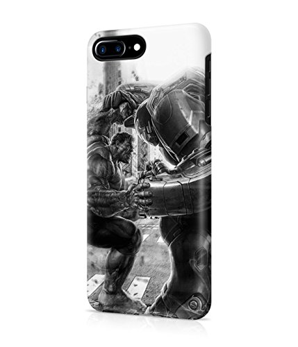 The Incredible Hulk Vs Ironman Hulkbuster Dc Comics The Avengers Marvel Hero Plastic Snap-On Case Cover Shell For iPhone 7 Plus