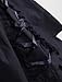 M4U Womens Classic Black Layered Lace-Up Cotton Lolita Dress
