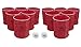 Wicked Big Sports Pong Party Pack Outdoor Tailgate Games, Multicolor, 12 Cups, Red