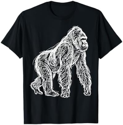 Amazon.com: 3 Moon Gorilla Funny Great Ape Art Cool Primate Animal