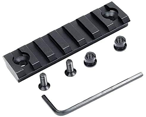 Ulightfire 75mm 7-Slot Weaver/Picatinny Rail Mount Adapter 20mm Low Profile Mount Rail Scope Mount Base