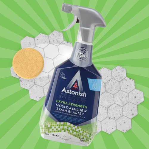 Astonish Specialist Extra Strength Mould & Mildew Stain Remover Blaster Spray, for Fast Mould Removal, 750ml 2