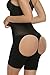 Ekouaer Women's Tummy Control Shapewear Butt Lifter & Thigh Slimmer,Black,M
