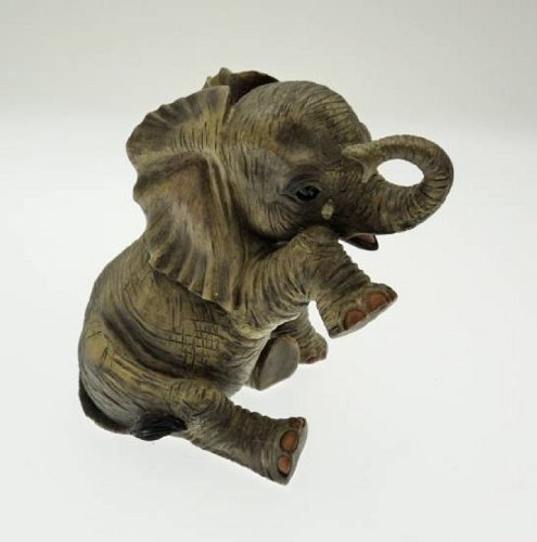 Leonardo Baby Grey African Elephant Ornament - "Missing You"