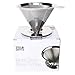 Steel Coffee Reusable​ ​Pour​ ​Over​ ​Coffee​ ​Dripper ​Stainless​ ​Steel​ ​Filter​ ​Coffee​ ​Maker ​Paperless​ ​Drip​​ ​Filter​ ​with​ ​Handle &​ ​Stand for​ ​Fresh​ Brew ​Dishwasher​ ​Safe