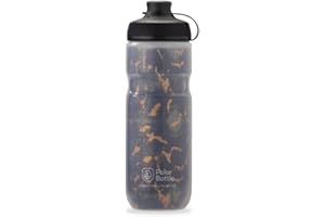 Polar Bottle Breakaway Muck Insulated Mountain Bike Water Bottle - BPA Free, Cycling & Sports Squeeze Bottle with Dust Cover