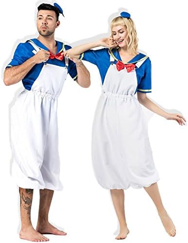 Mocona Donald Duck Halloween Costume Party Bar Cosplay Costume