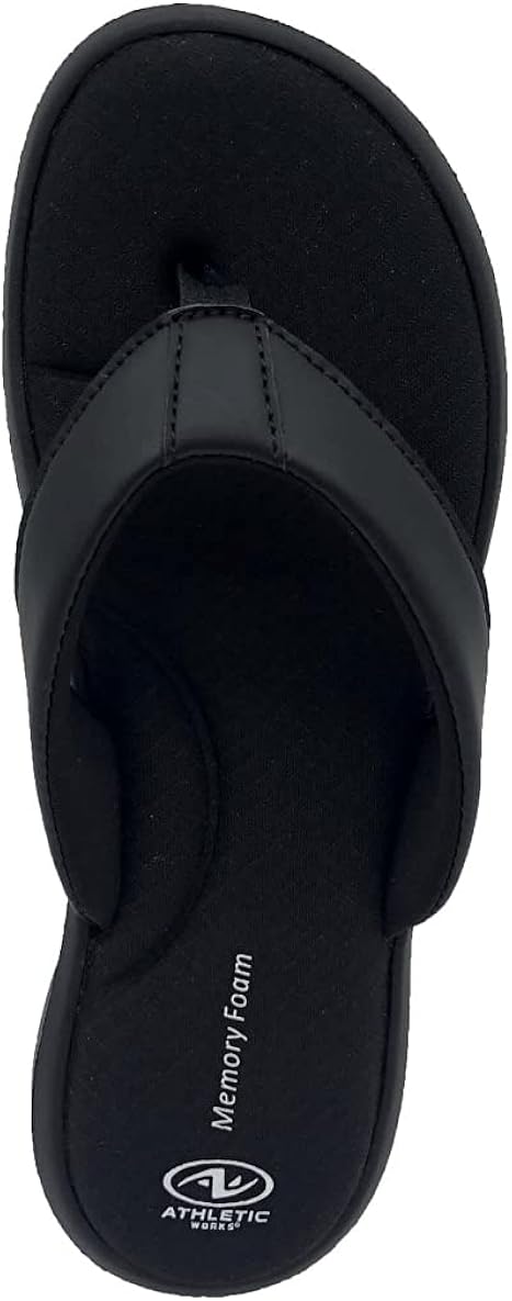 memory foam thong sandals