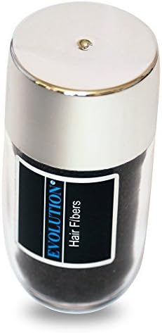 Evolution Hair Fibers -100% Human Hair Fibers - Deluxe 20g Med Brown - For Men & Women - Conceal Thinning Hair in Seconds!