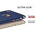 RANVOO iPhone 7 Case, Slim Fit Thin Hard Stylish Cover 3 in 1 Detachable Case, Blue [Clip-ON Series]