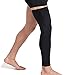 N’joy Compression Leg Sleeves – 1 Pair Outdoor Basketball MAKLULU Full Length Leg Sleeves for Men, Women, Youth (Black-3XL)