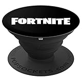 Fortnite Fortnite Logo (Black) PopSockets Stand for Smartphones and Tablets