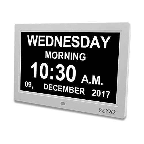 [Premium Version]Dementia Clocks,Digital Calendar Clock,10.1 Inches