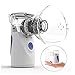 Ultrasonic Nebulizer, Portable Mini Handheld Inhale Nebulizer Rechargeable Silent Cool Mist Mesh Compressor Steam Inhaler Kit Inhaler Machine Automizer for Children Adult