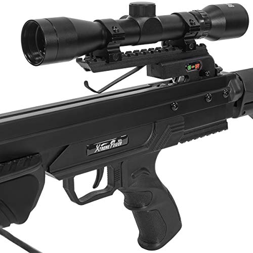 image for XtremepowerUS Outdoor Hunter Sniper Crossbow 165 Lbs 380 fps Hunting Q