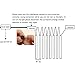 Alkbo Warm white Color Meteor Shower Rain Lights Waterproof String for Wedding Party Christmas Xmas Decoration Tree Party Garden Xmas String Light Outdoor 10FT 8 Tube