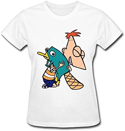 Women's Phineas and Ferb Hugs Perry T Shirt XXXXL