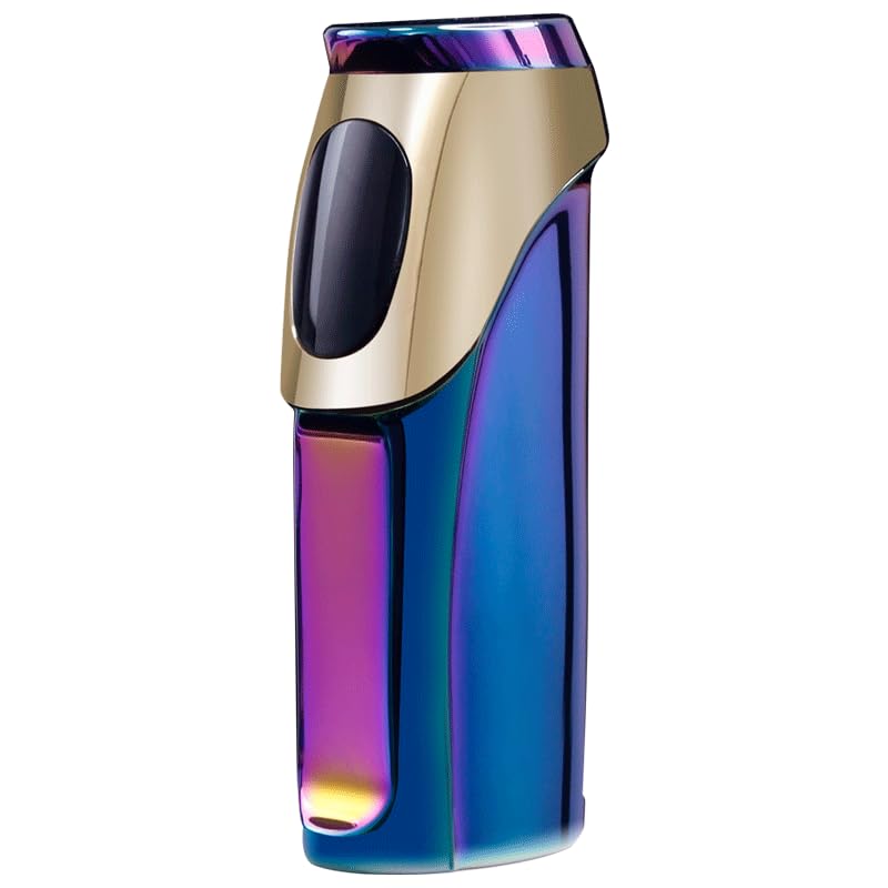 Photo 1 of JOBON USB Electronic Torch Lighter, Rechargeable Electric Touch Screen Sensing Triple Jet Blue Flames Lighter - No Gas Included (Colorful Ice)