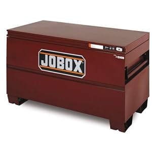 10. Jobox 48in. Heavy-Duty Steel Chest - Site-Vault Security System, Model# 1-654990