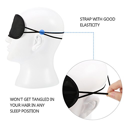 Hicarer 15 Pack Eye Mask Sleeping Blindfold Soft Eye Shade Cover with