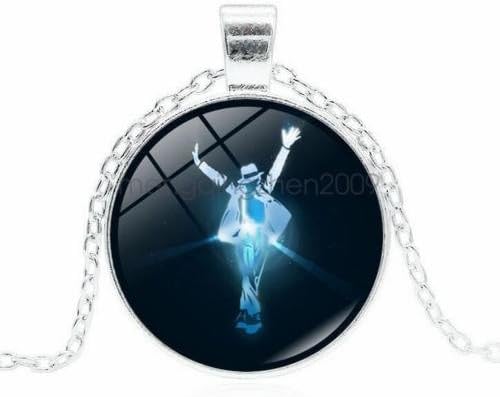 Singer Dancer Pendant Chain Necklace Women Men Fashion Jewelry Souvenir Gift