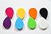 #1 Pack of 32 Pcs Teardrop Aromatherapy Essential Oil Diffuser Necklace Locket Pendant Thickened Washable Highly Absorbent Refill Pads White/Black/Cyclamen/Light Green/Orange/Yellow/Purple/Light Blue