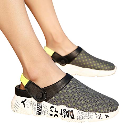 Men Sandals Closed Toe Athletic Outdoor Slides Non-Slip Comfy Walking Shoes Summer Fisherman Beach Slippers