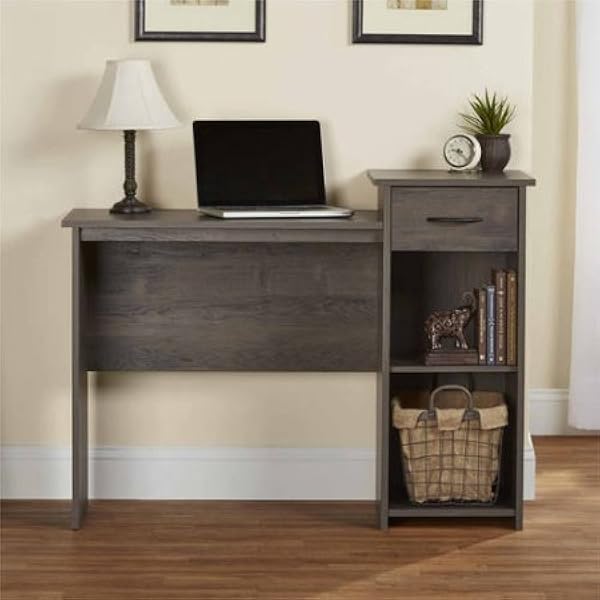 Amazon Com Mainstays Student Desk Desk Only Rodeo Oak Home Kitchen