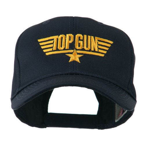 US Navy Top Gun Logo Embroidered Cap - Navy OSFM