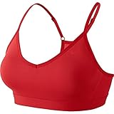 Nike Womens Pro Indy Sports Bra Lite Crimson