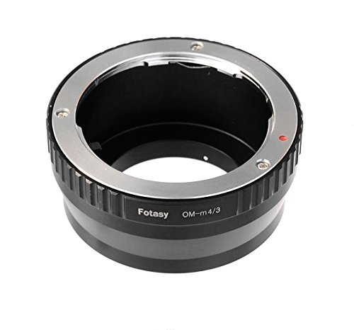 Fotasy Olympus OM Lens to M4/3 Adapter, OM to MFT Mount Converter, Compatible with Panasonic G7 G9 GF8 GH5 GX7 GX8 GX9 GX850 G90 G91 G95 G100 Olympus E-M1 E-M5 E-M10 I II III E-PM2 E-PM1 Pen-F E-M1X