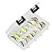 Plano Elite Series Crankbait StowAway 3600, Medium, Transparent, Holds Up to 16 Individual Crankbait Lures, Tangle-Free Bait Tackle Storage and Organizer, Utility Boxes for Fishing