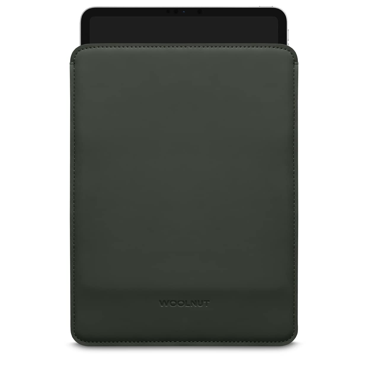 WOOLNUT Matte PU Sleeve Cover Case for iPad Pro 11 Inch & iPad Air 11 inch - Perfect tailor-made fit - Green - Compatible with iPad 10.9-inch and iPad Air 6th generation case