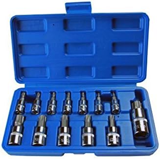 US PRO 13pc Torx Bit Socket Set T8-T70 with Case B2067