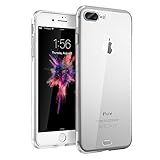 iPhone 7 Plus Case,TechRise Apple iPhone 7 Plus Case Cover Slim-Fit Shock-Absorption Bumper and Anti-Scratch Clear Back for iPhone 7 Plus 5.5 Inch -Crystal Clear