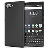 Caseflex Low Profile Blackberry KEY2 Case with Ultra Slim and Lightweight Protection Soft Silicone Flexible Cover with Matte Finish for the Blackberry Key 2 - Black - CS000003BB