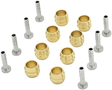 Neuocean 8sets Olive Connector Bicycle Disc Brake Connecting Insert Compatible with Shimano BH90 Hydraulic Disc Brake Hose