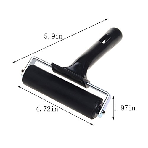 image for Pengxiaomei Soft Rubber Brayer, Ideal for Anti Skid Tape Construction 
