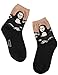OSABASA Womens 4 Pairs Fashion Cotton Crew Socks Famous Collection Painting (KWMS027-4SET, shoe size 8-11)