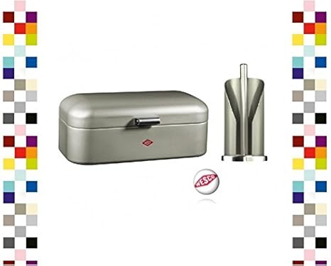 WESCO Set Original Grandy und Rollenhalter Farbe NEUSILBER
