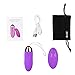 PPW Wireless Remote Control Vibrating Egg,10 Speeds Of Vibrating Ball Powerful Vibrator, Waterproof,Rechargeable,Sex Toy For Women Purple