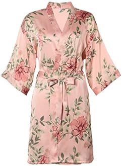 BellisMiraSexy Slip Satin Nightwear Lace Cami Padded/Unpadded Flower Pajamas V-Neck Sleepwear Floral Silk Nighty for Women