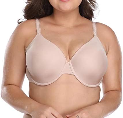 Domple Women Oversized Pushup Seamless Underwire Full Coverage Sleep Bra