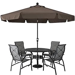 ABCCANOPY Premium Patio Umbrellas 9' Brown