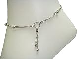 Tapp Collections™ Silver Tone Multi Strand Anklet Bracelet