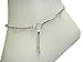 Silver Tone Multi Strand Anklet Bracelet