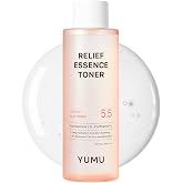 YUMU Licorice Relief Essence Toner for Sensitive Skin, Niacinamide, Panthenol, Fragrance-Free, Soothing &amp; Hydrating (255ml / 8.62 fl. oz.)