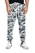PROGO USA Men's Joggers Sweatpants Basic Fleece Marled Jogger Pant Elastic Waist (Medium, Slade Camouflage)